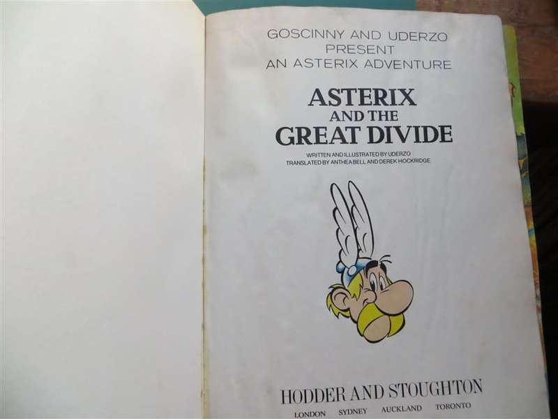 Asterix & the Great Divide - Goscinny & Uderzo - water damage