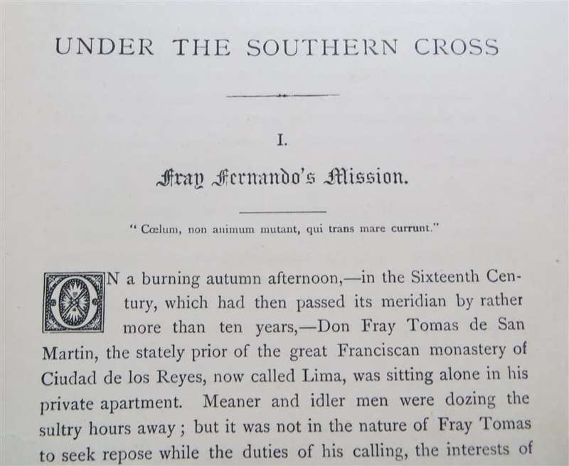 Under the Southern Cross - 1897 Published by T. Nelson and Sons