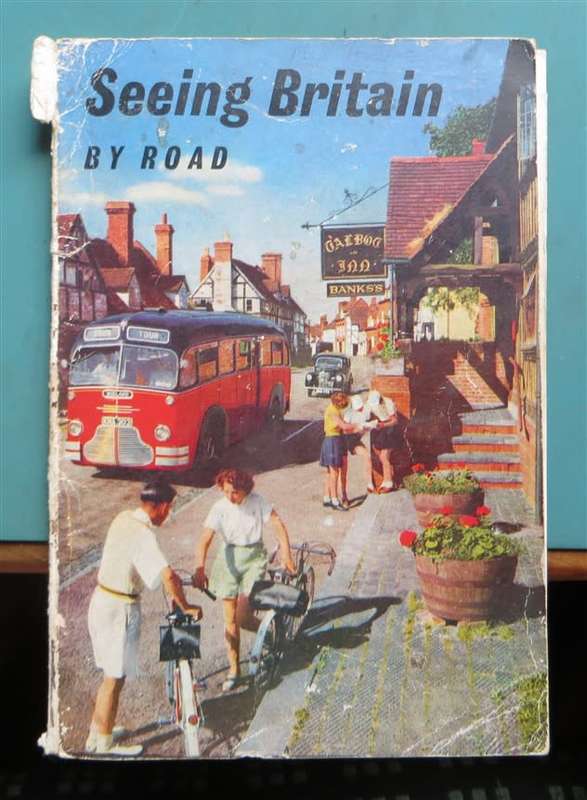 Vintage seeing Britain by Road - Map of Coach Routes