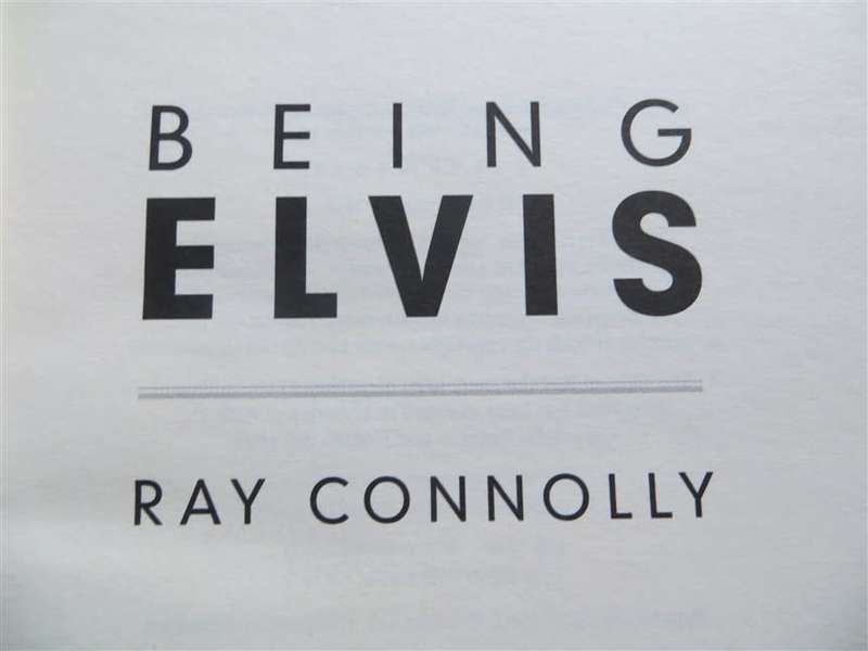 Being Elvis - Ray Connolly + Graceland Official Guide Book - loose page/s