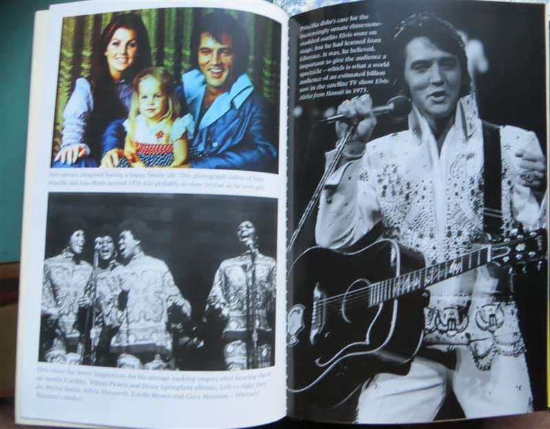 Being Elvis - Ray Connolly + Graceland Official Guide Book - loose page/s
