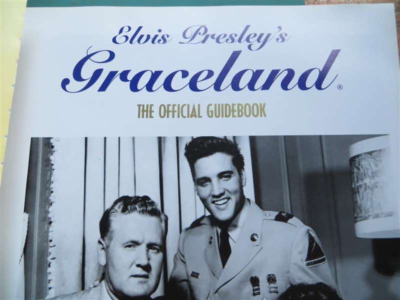 Being Elvis - Ray Connolly + Graceland Official Guide Book - loose page/s