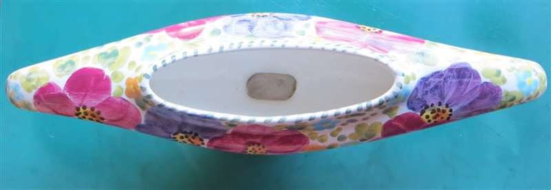 Vintage Italian Hand painted Cantelli - 15  Fioroni Ceramic Vase