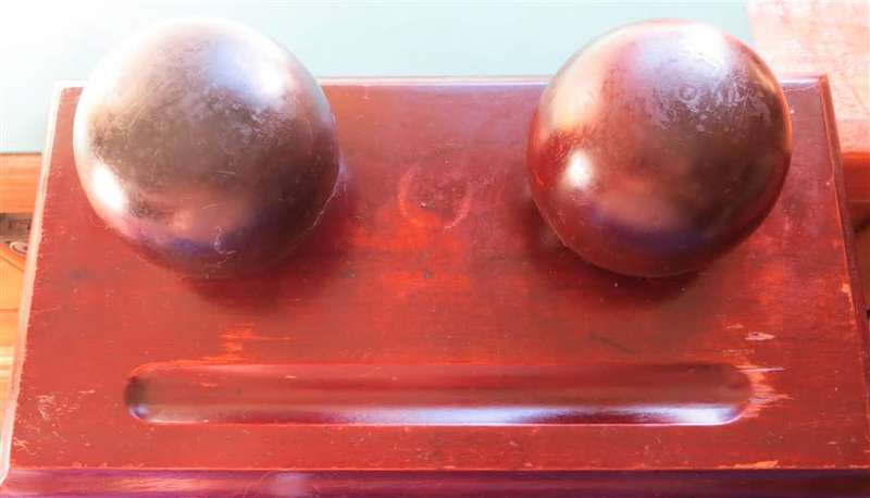 Wood Ink well for Desk