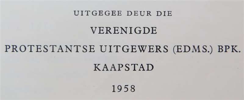 1958/59 Die Bybel met Verklarende Aantekeninge Volume 1+2+3