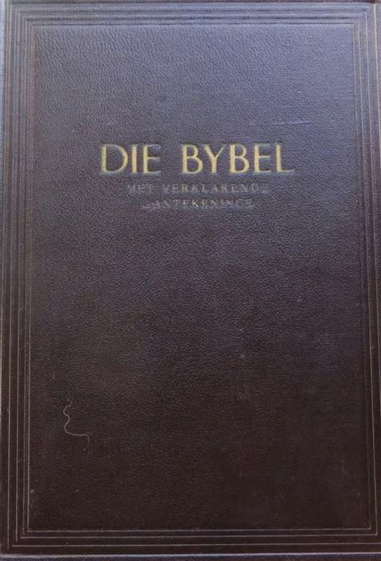 1958/59 Die Bybel met Verklarende Aantekeninge Volume 1+2+3
