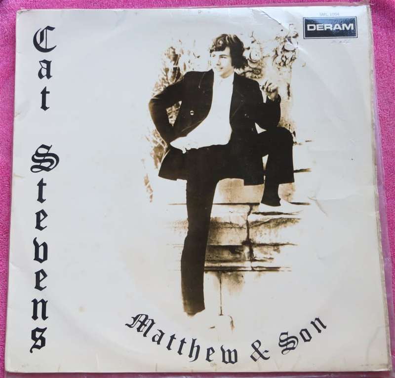 Vintage Vinyl LP - Cat Stevens - Matthew & Son - Cover VG/Vinyl VG+