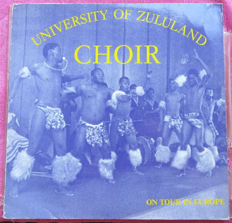 Vintage Vinyl LP - University of Zululand Choir - On Tour in Europe - Cover VG+-/Vinyl VG