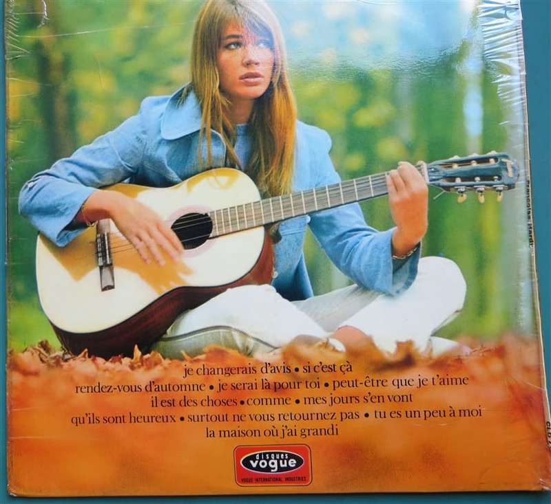 Vintage Vinyl LP - Francois Hardy - Cover VG / Vinyl VG+