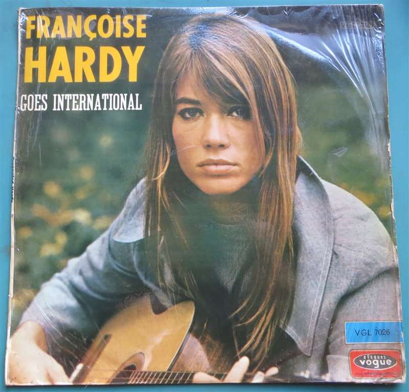 Vintage Vinyl LP - Francois Hardy - Goes International - Cover VG / Vinyl VG+