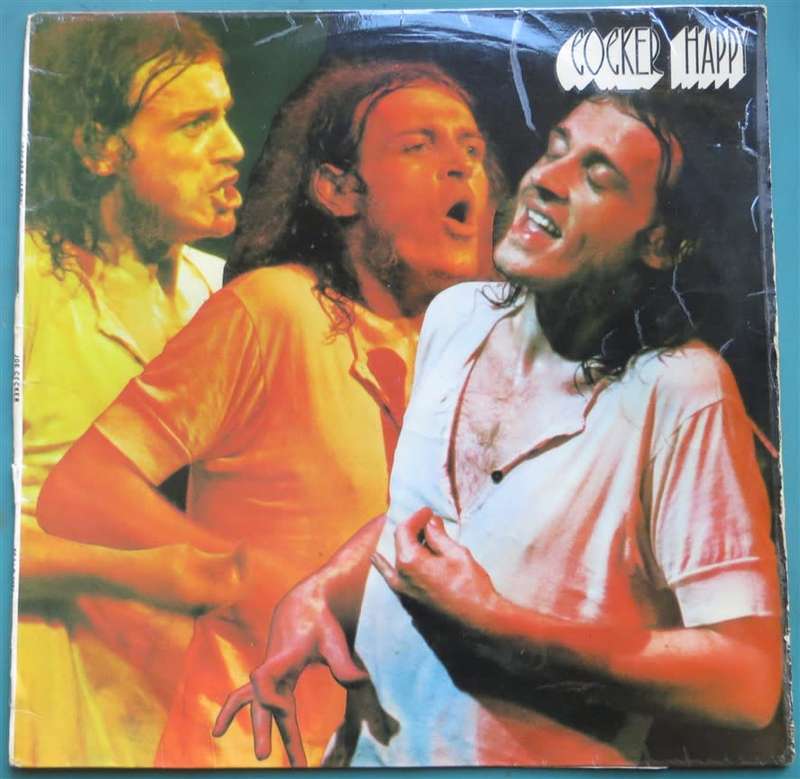 Vintage Vinyl LP - Joe Cocker - Cocker Happy - Cover VG / Vinyl VG