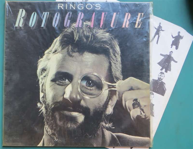 Vintage Vinyl LP - Ringo Starr - Ringo`s Rotogravure - Cover VG / Vinyl VG+