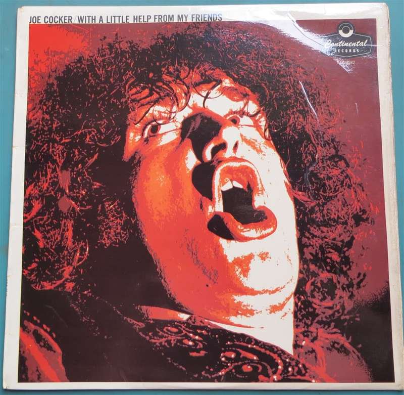 Vintage Vinyl LP - Joe Cocker - With a little help from my friends - Cover VG+/ Vinyl VG+