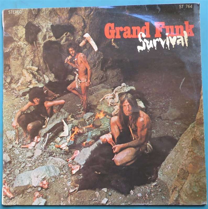 Vintage Vinyl LP - Grand Funk - Survival - Cover VG/ Vinyl VG