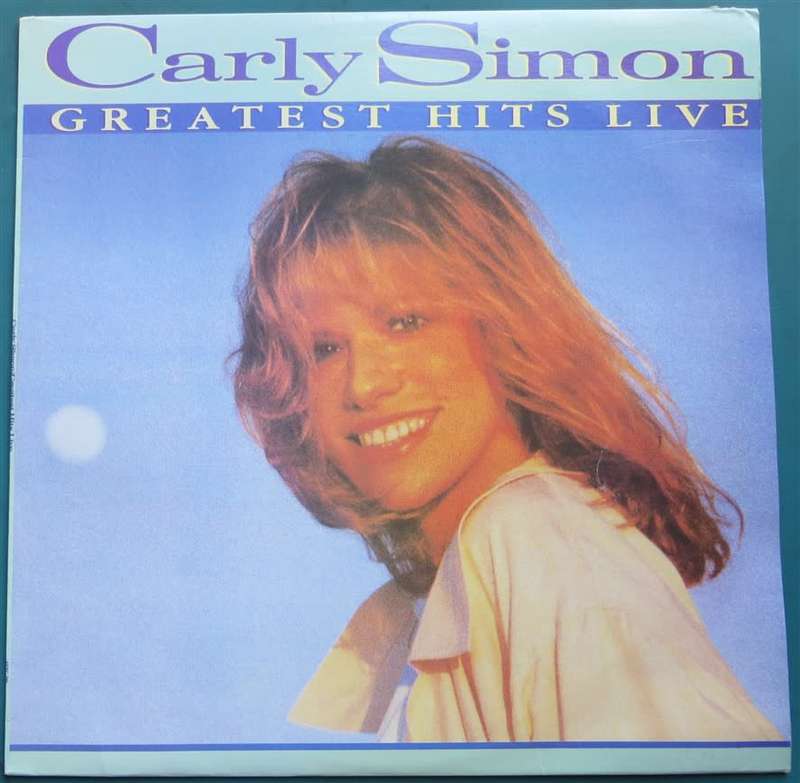 Vintage Vinyl LP - Carley Simon - Greatest Hits Live - Cover VG+/ Vinyl VG+