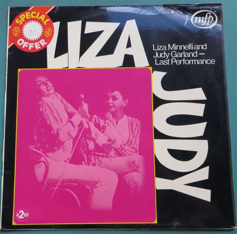 Vintage Vinyl LP - Liza Minnelli & Judy Garland - Last Performance - Cover VG/ Vinyl VG