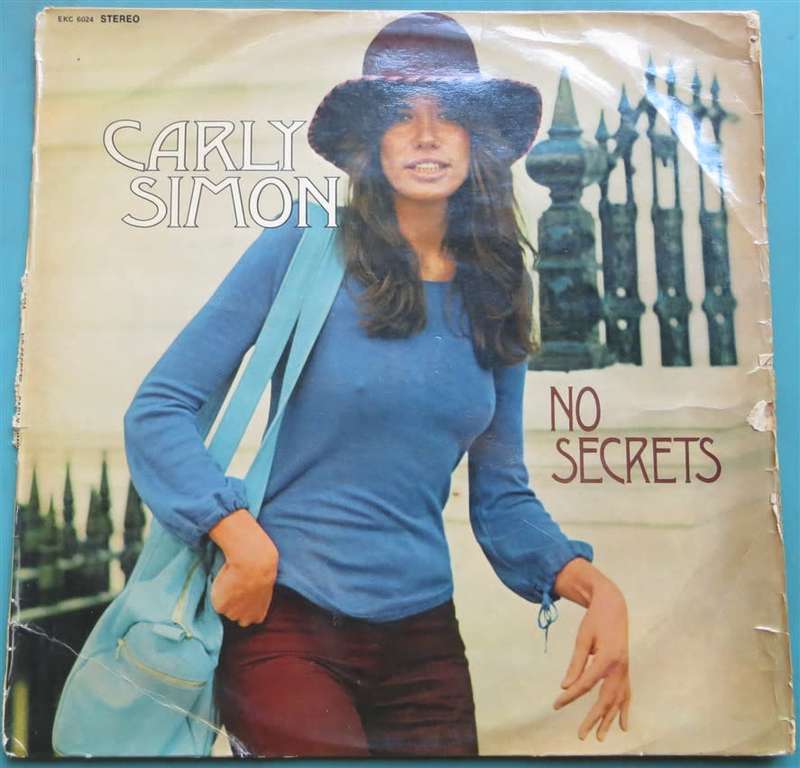 Vintage Vinyl LP - Carly Simon - No Secrets - G / Vinyl VG