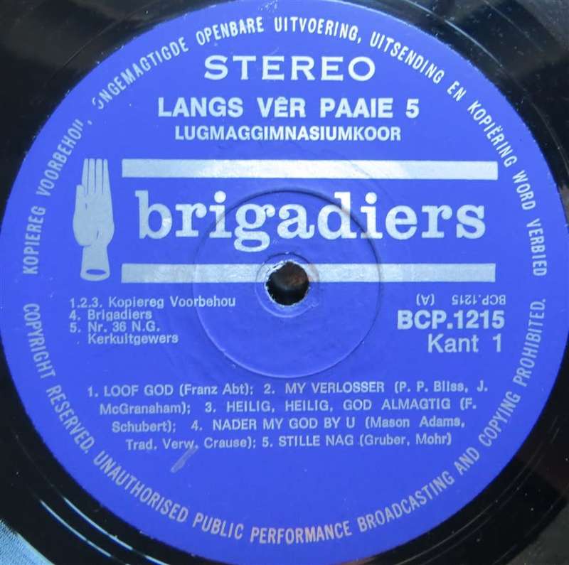 Vintage Vinyl LP - Langs Ver Paaie 5 - Cover VG / Vinyl VG