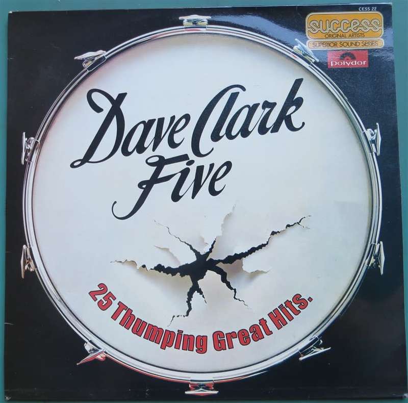 Vintage Vinyl LP - Dave Clark Five - 25 Great Hits VG / Vinyl G