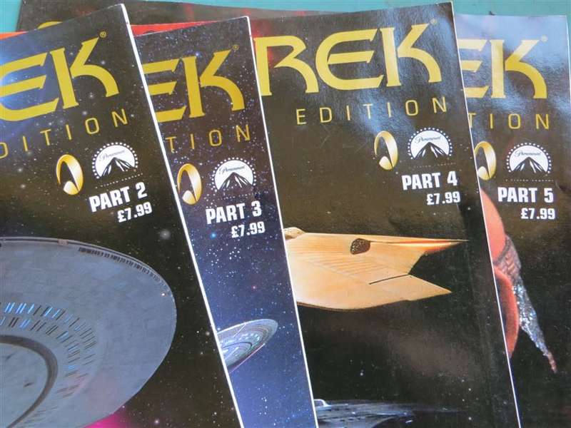 STAR TREK - Collectors Edition - Vol. 1,2,3,4,5,7 Paramount Magazines 1 Bid for All