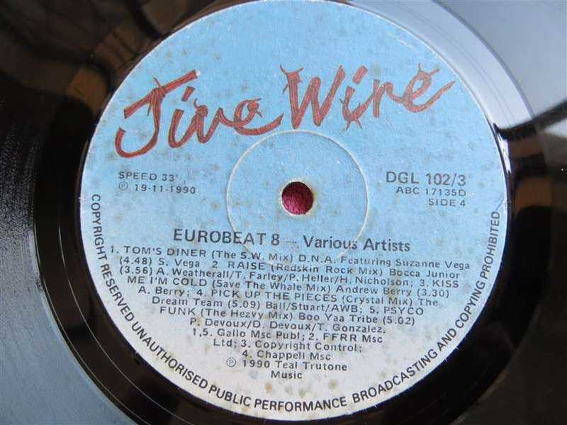 Vintage Vinyl - Eurobeat Vol. 8  2 x LP Set - Cover VG / Vinyl VG