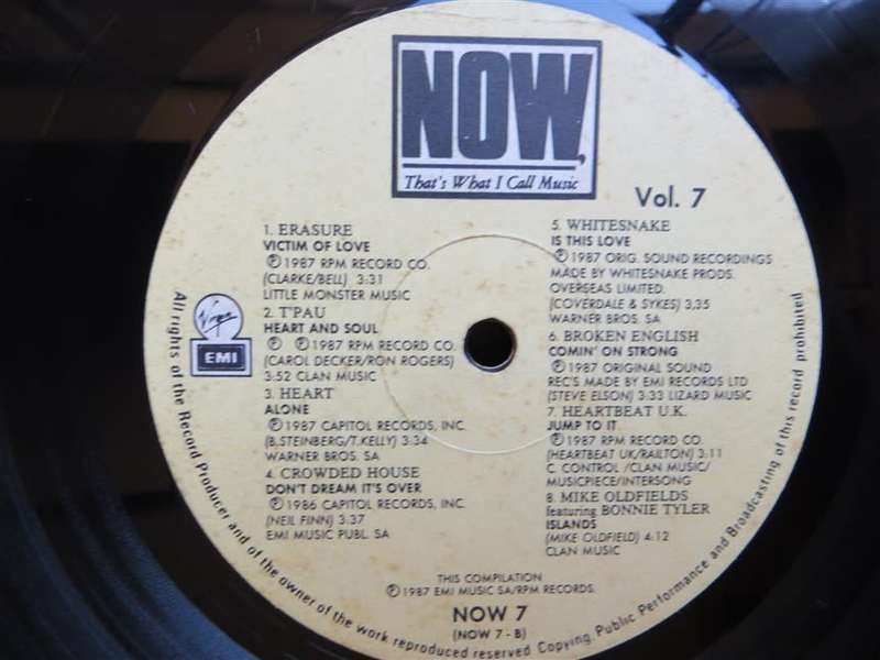 Vintage Vinyl - Now That`s what I call Music 7 - Cover VG / Vinyl VG