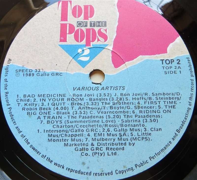 Vintage Vinyl - Top of the Pops 2 - Cover VG / Vinyl VG