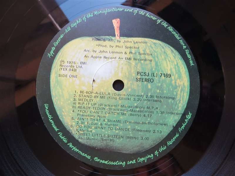 Vintage Vinyl - John Lennon - RocknRoll - Cover VG / Vinyl VG