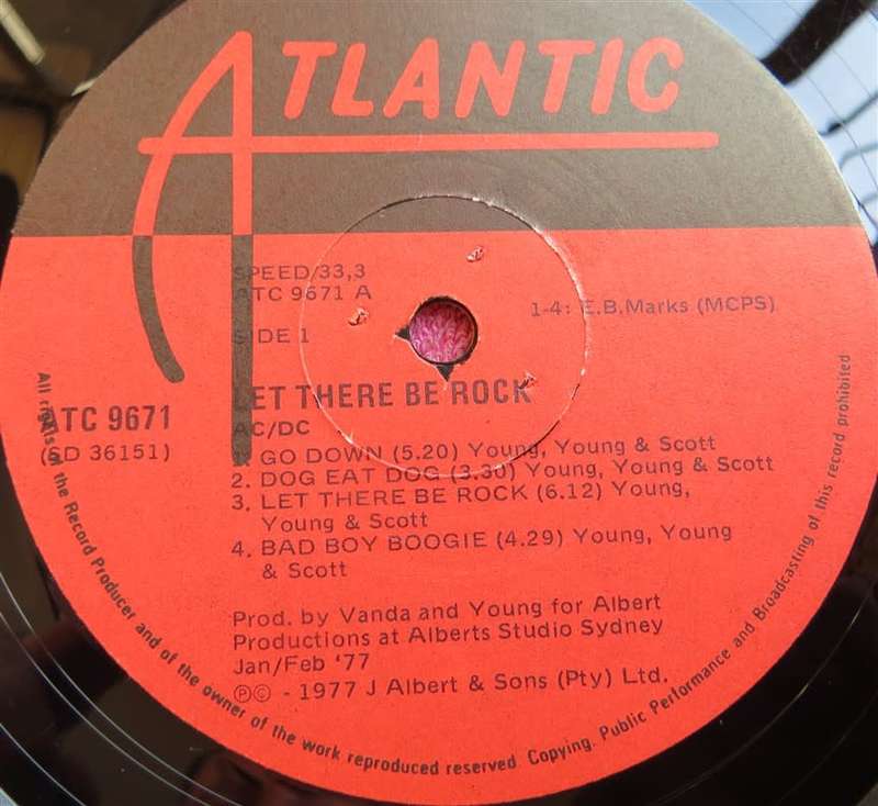 Vintage Vinyl - ACDC - Let there be Rock VG / Vinyl VG