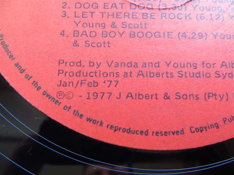Vintage Vinyl - ACDC - Let there be Rock VG / Vinyl VG