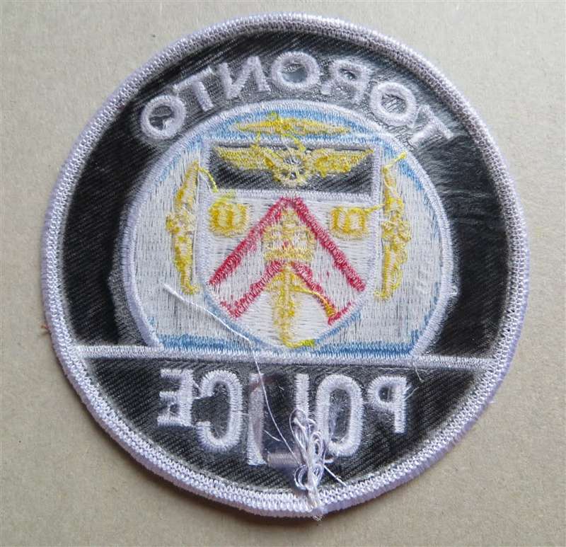 Toronto Police embroidered Badge