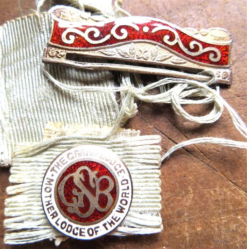 Silver Hallmarked Masonic Primo Mother Lodge Jewel - Primo H.L Harpur 31 May 1911