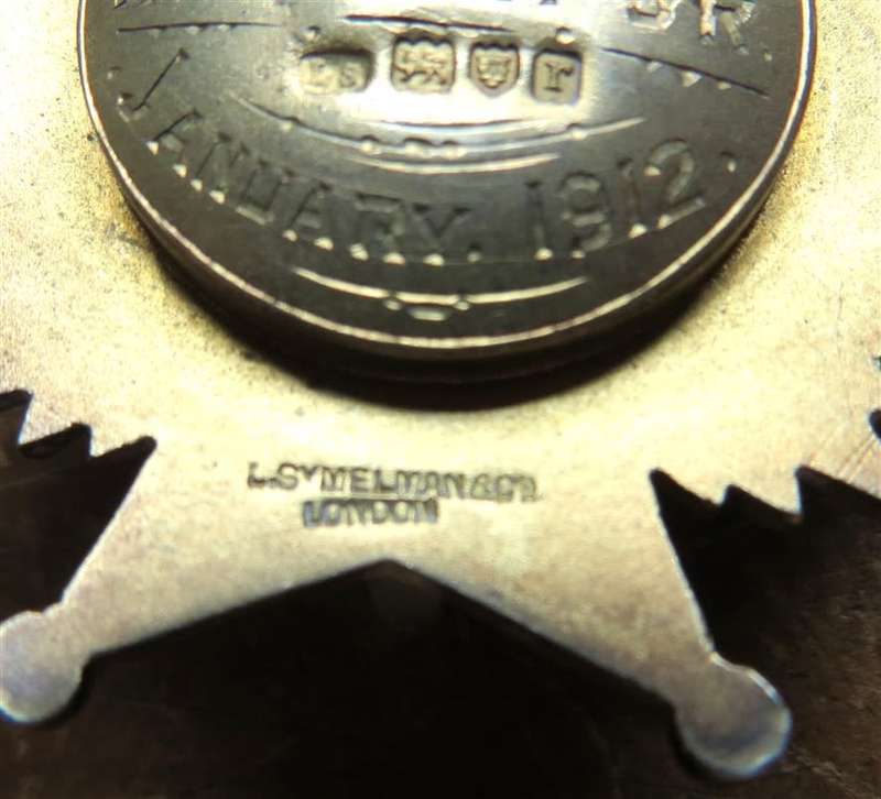 Silver Hallmarked Masonic Jewel - Primo H.L Harpur Jan 1912