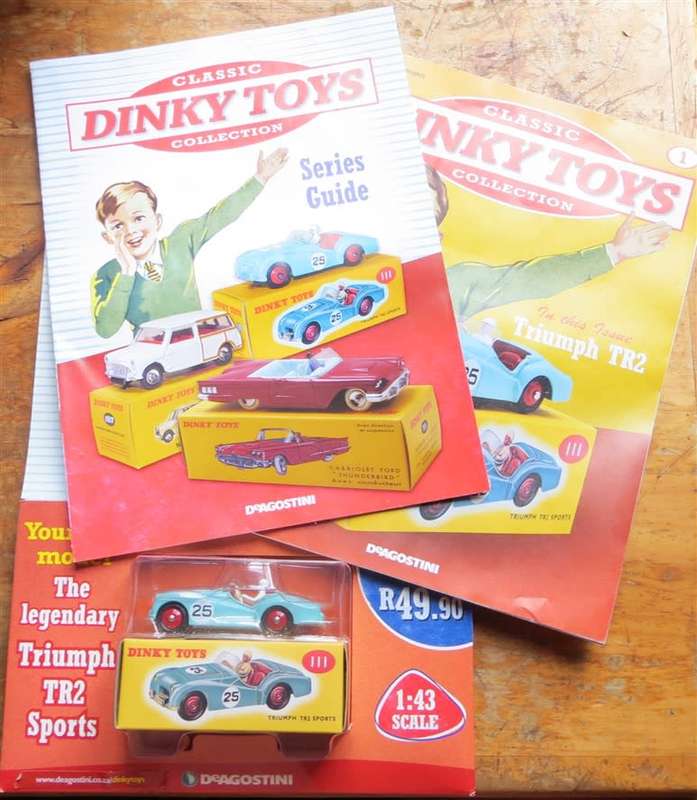 Dinky - No.1 Triumph TR2 Sports De Agostini 1:43 Mint Car & Box