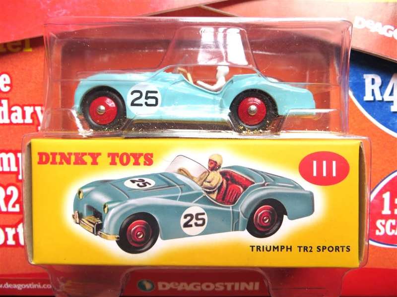 Dinky - No.1 Triumph TR2 Sports De Agostini 1:43 Mint Car & Box