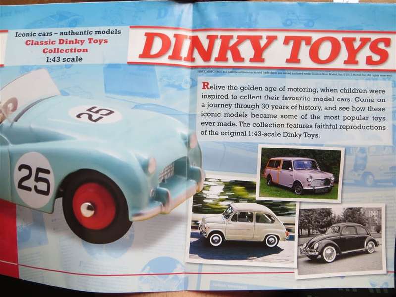 Dinky - No.1 Triumph TR2 Sports De Agostini 1:43 Mint Car & Box