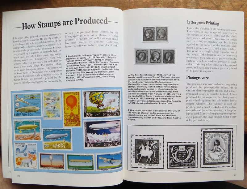 Stamp Collecting Hardcover Book -