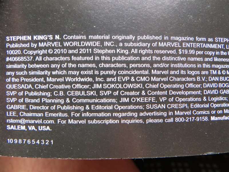 Stephen King - Marvel - N. Graphic Novel / Comic