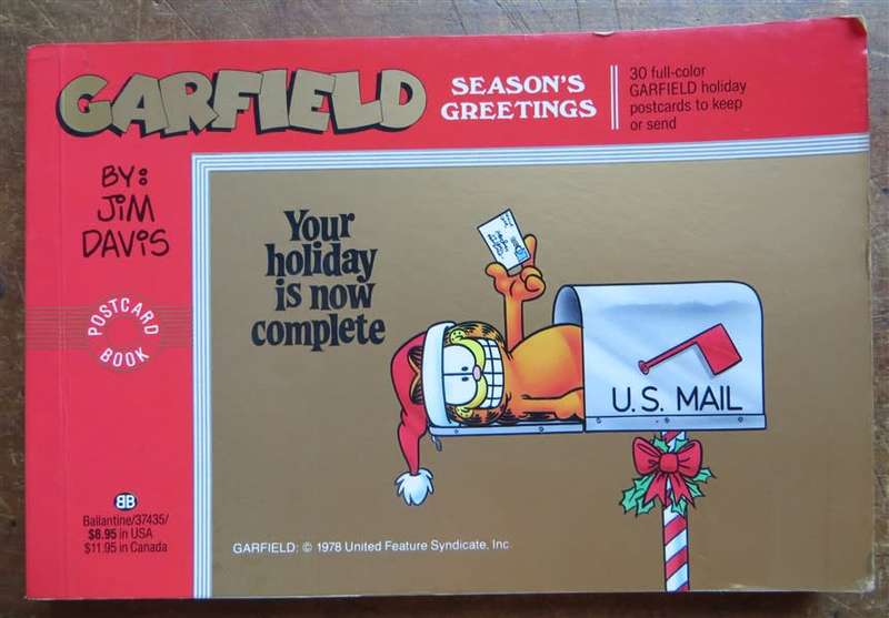 Garfield Seasons Greetings - Jim Davis - Book of Postcards