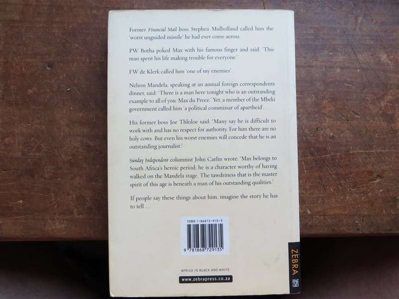 Pale Native - Memories of a Renegade Reporter - Max Du preez