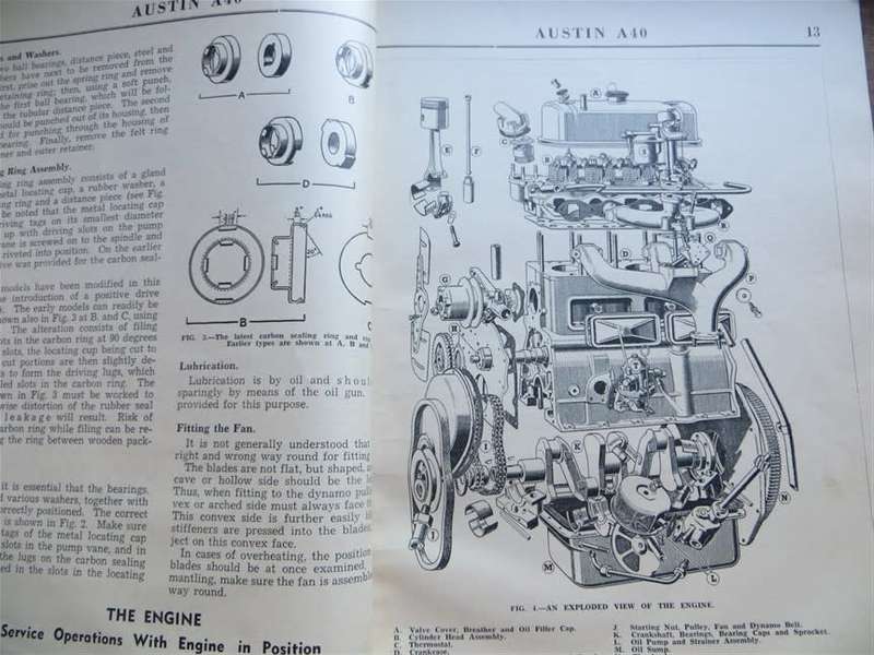 AUSTIN A40 Workshop Manual