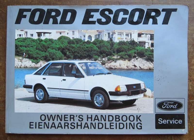 FORD ESCORT - Owners Handbook