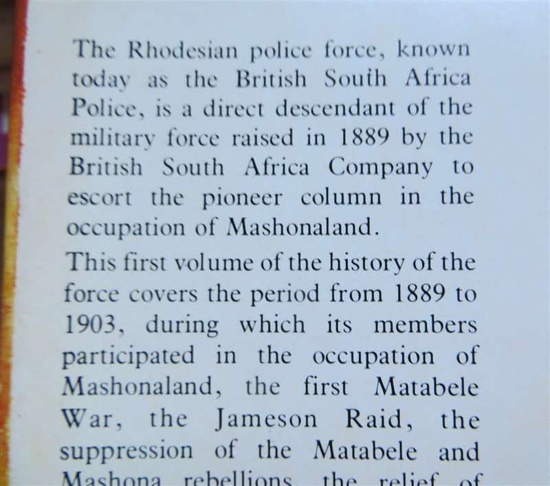 The First Line of Defence - Rhodesia BSAP Vol.1 - Peter Gibbs
