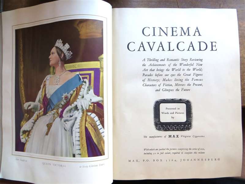 Cigarette Cards Cinema Cavalcade Album with 231/250