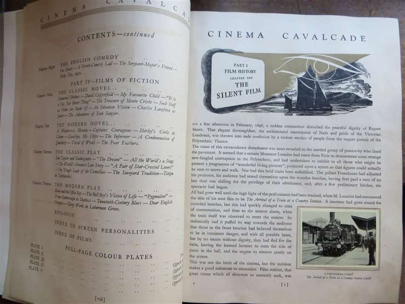 Cigarette Cards Cinema Cavalcade Album with 231/250