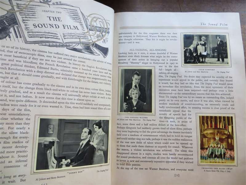 Cigarette Cards Cinema Cavalcade Album with 231/250