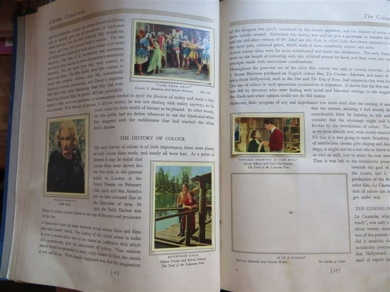 Cigarette Cards Cinema Cavalcade Album with 231/250