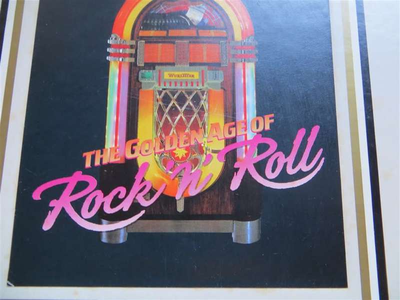 Golden Age of Rock n Roll Box Set - 1 missing  2 to 9 present 8 x LP:s - VG/VG