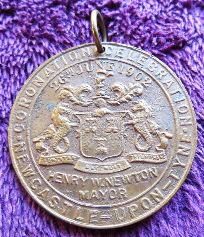 1902 26th June Newcastle upon Tyne Coronation Medal