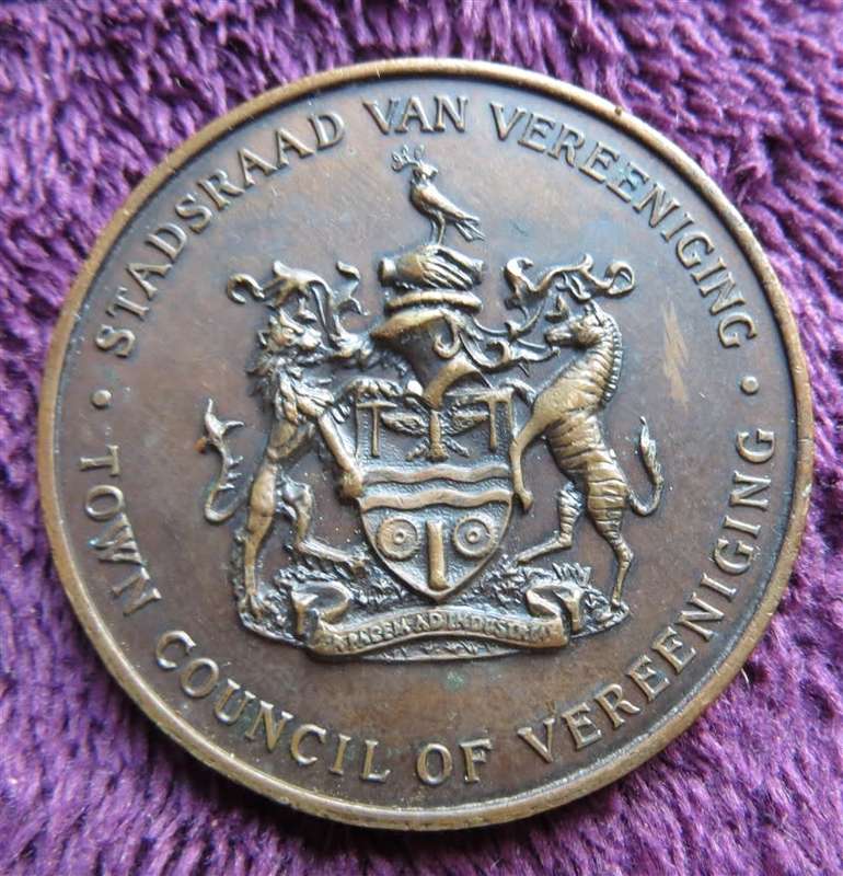 1910-1960 Union 50 Years - Vereeniging Medallion